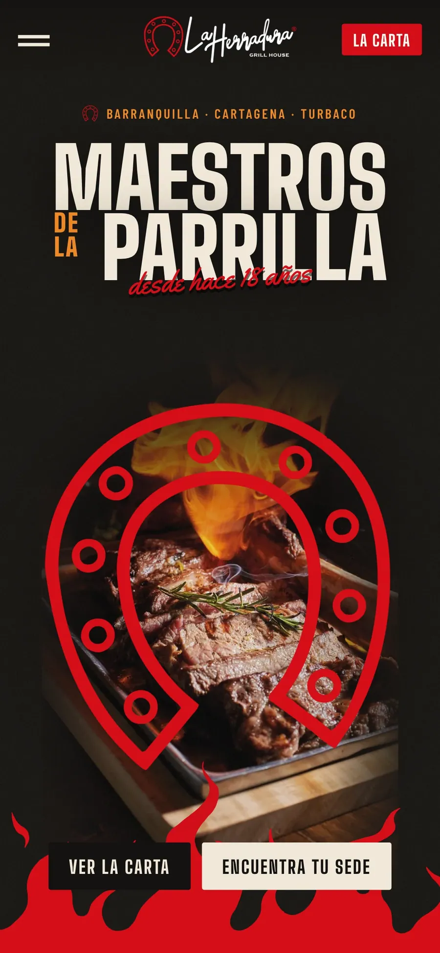 Portada de La Herradura en el celular