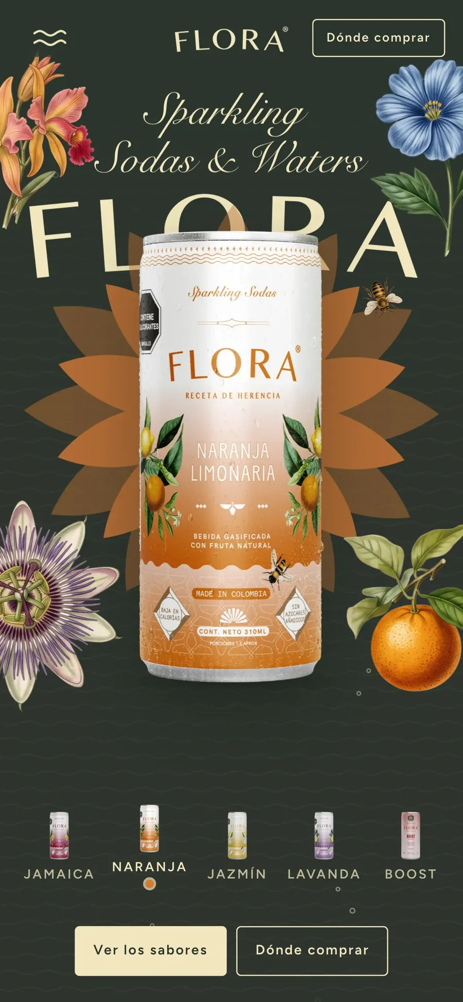Portada de Flora en el celular